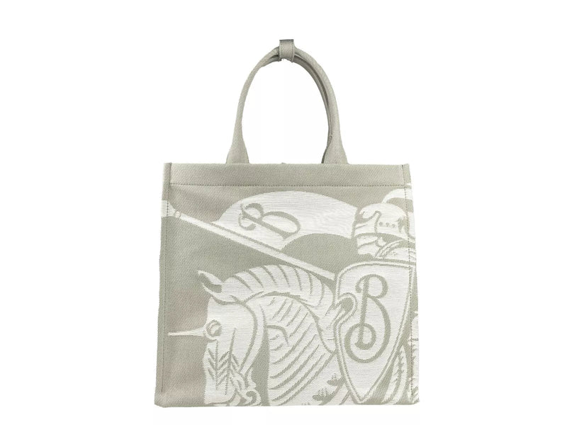 EKD Canvas Tote Bag With Coin Pouch Beige Burberry