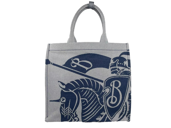 Navy EKD Canvas Tote Bag With Coin Pouch Burberry