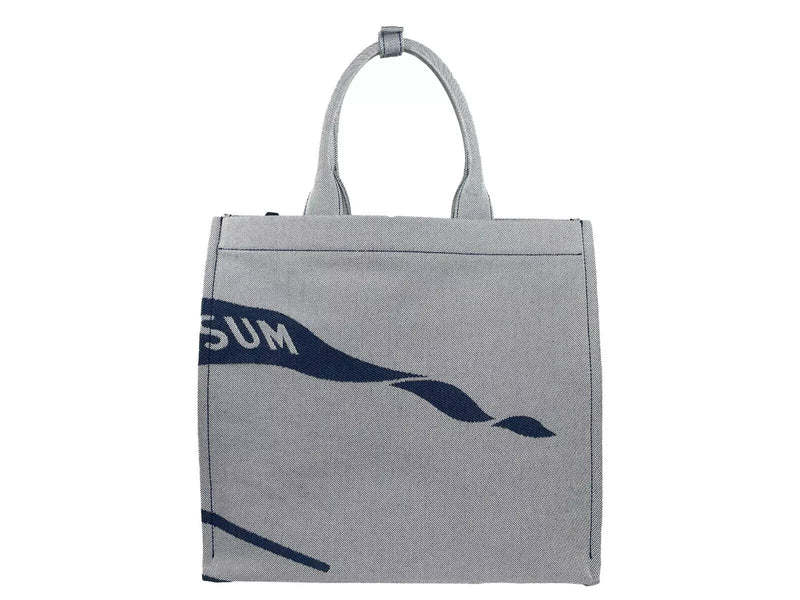 Navy EKD Canvas Tote Bag With Coin Pouch Burberry