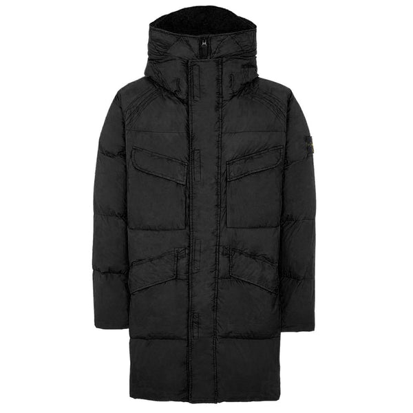 Black Nylon Jacket Stone Island