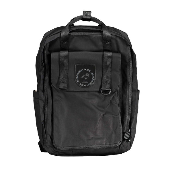 Black Cotton Backpack Mandarina Duck