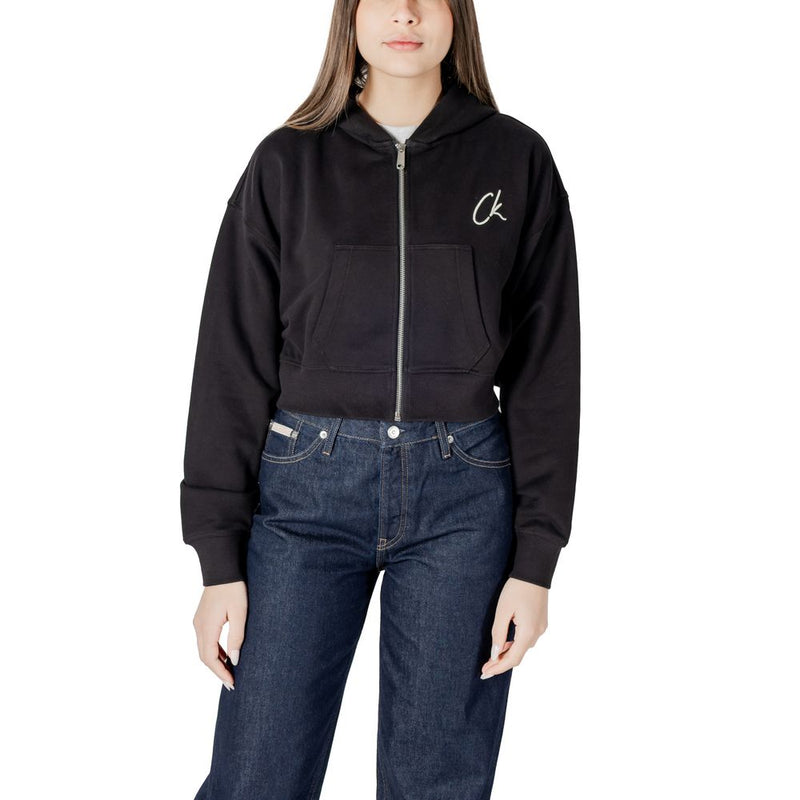 Black Cotton Sweater Calvin Klein Jeans