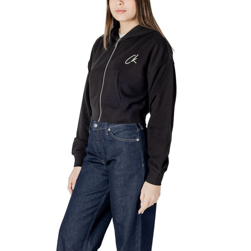 Black Cotton Sweater Calvin Klein Jeans