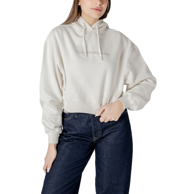 Cream Cotton Sweater Calvin Klein Jeans