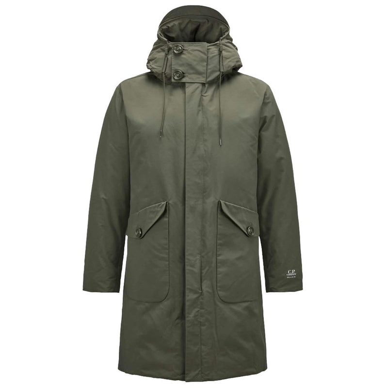 Green Polyester Jacket C.P. Company