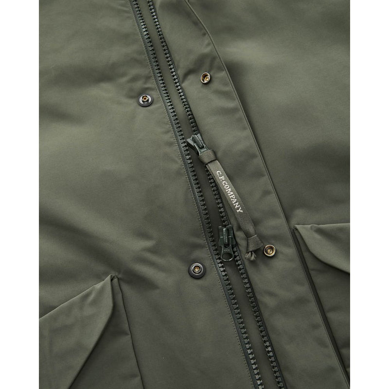 Green Polyester Jacket C.P. Company