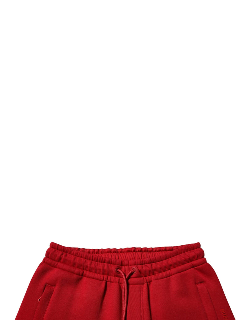 Red Cotton Jogger Jogging Pants Dolce & Gabbana
