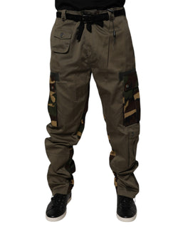 Multicolor Patchwork Camouflage Cargo Pants Dolce & Gabbana