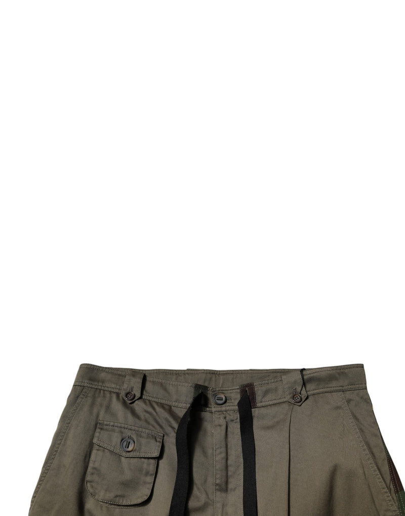 Multicolor Patchwork Camouflage Cargo Pants Dolce & Gabbana