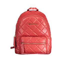 Red Polyethylene Backpack Valentino Bags