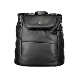 Black Polyester Women Backpack Tommy Hilfiger