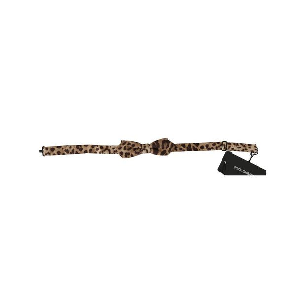 Brown Silk Ties & Bowty Dolce & Gabbana