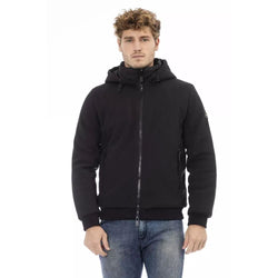 Black Polyester Jacket Baldinini Trend