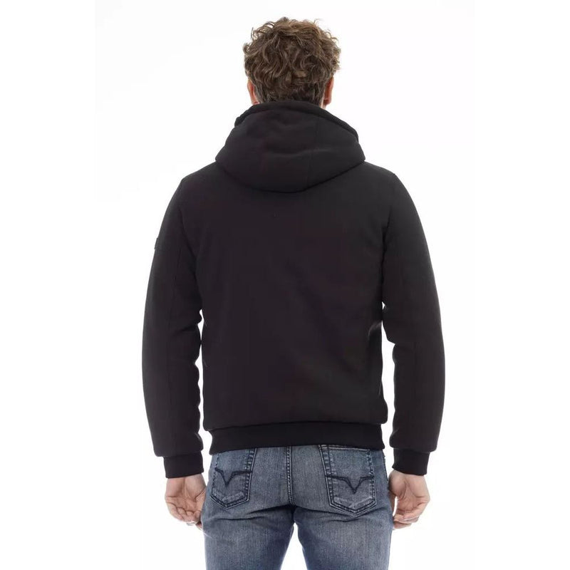 Black Polyester Jacket Baldinini Trend
