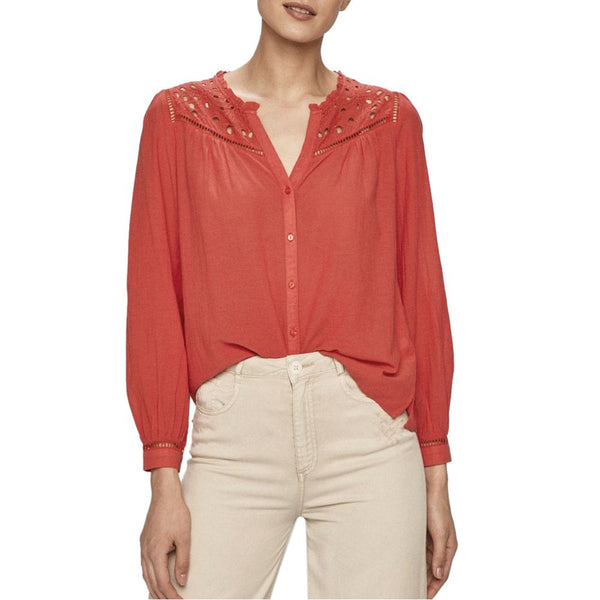 Red Cotton Shirt Pepe Jeans
