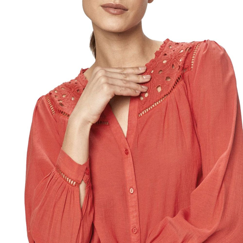 Red Cotton Shirt Pepe Jeans