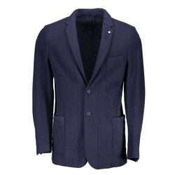Blue Wool Jacket Gant