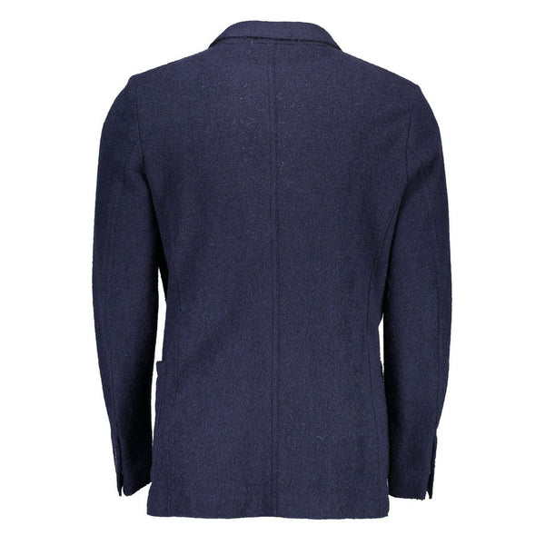 Blue Wool Jacket Gant
