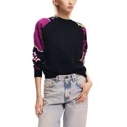 Black Polyamide Sweater Desigual