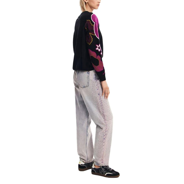 Black Polyamide Sweater Desigual