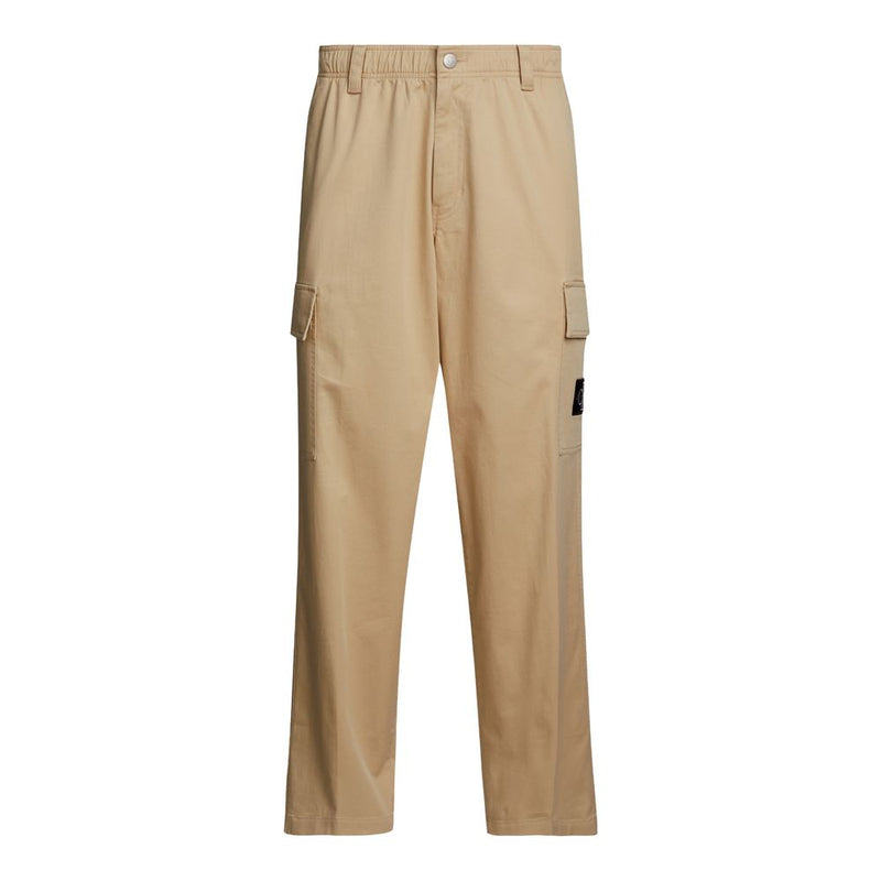 Beige Cotton Jeans & Pant Calvin Klein
