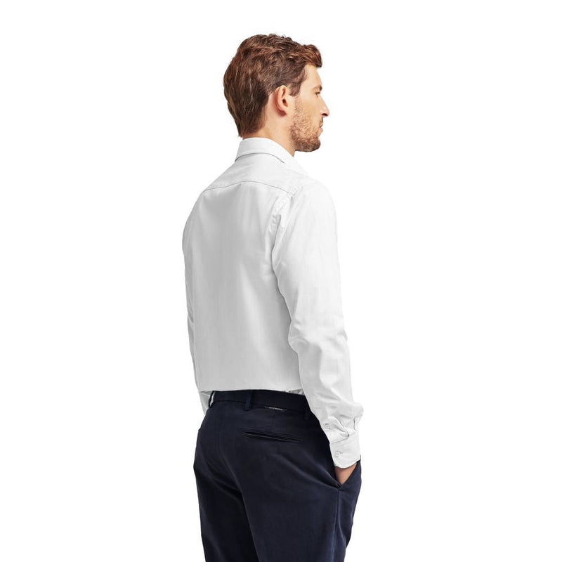 White White Cotton Material Shirt Ballantyne