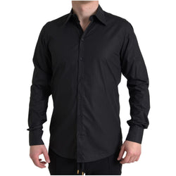 Black Cotton Shirt Dolce & Gabbana