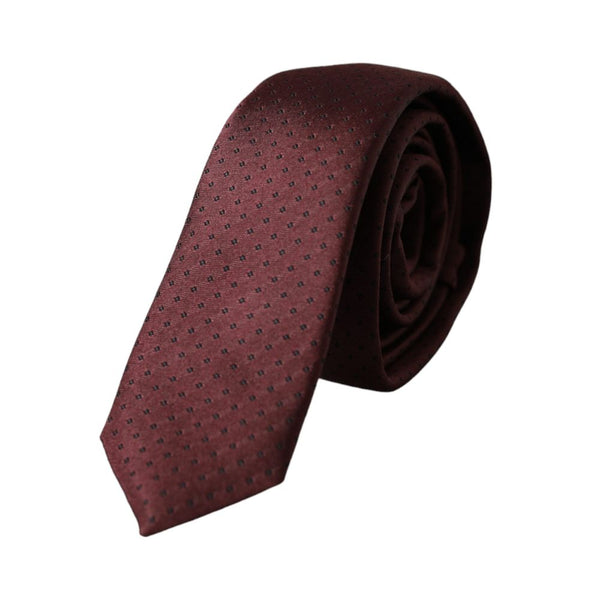 Brown Silk Ties & Bowty Dolce & Gabbana