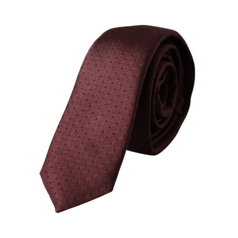 Brown Silk Ties & Bowty Dolce & Gabbana