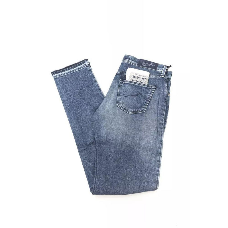 Blue Cotton Jeans & Pant Jacob Cohen