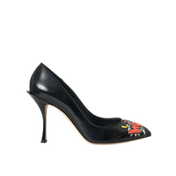 Black Leather Pump Dolce & Gabbana