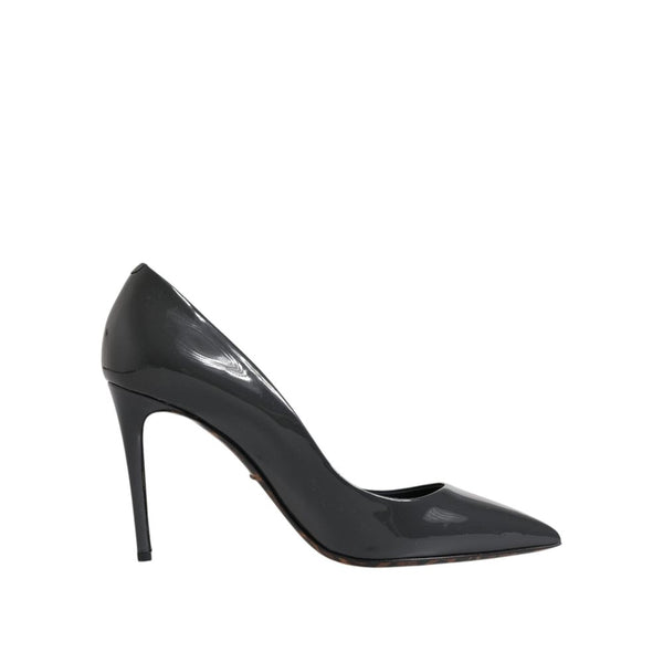 Black Leather Pump Dolce & Gabbana