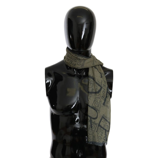 Green Wool Scarf Ferre