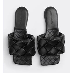 Black Leather Sandal Bottega Veneta