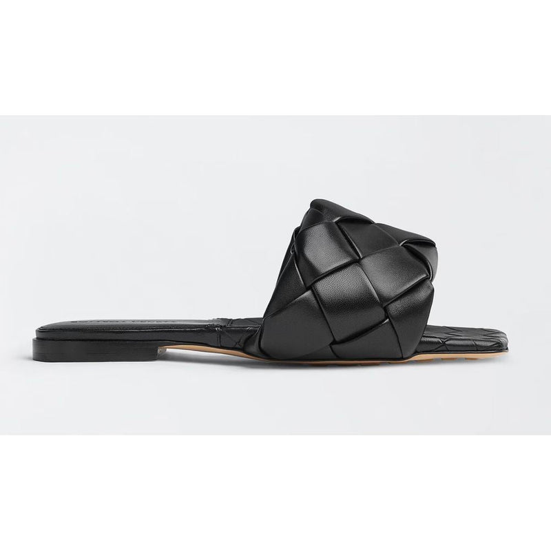 Black Leather Sandal Bottega Veneta