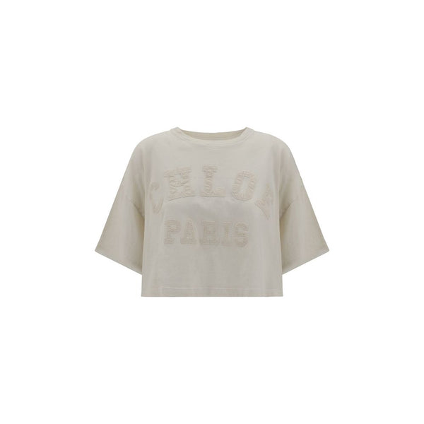 Cotton cropped T-shirt Chloé