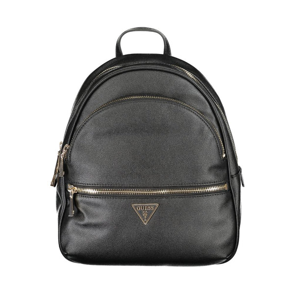 Black Polyethylene Backpack Guess Jeans