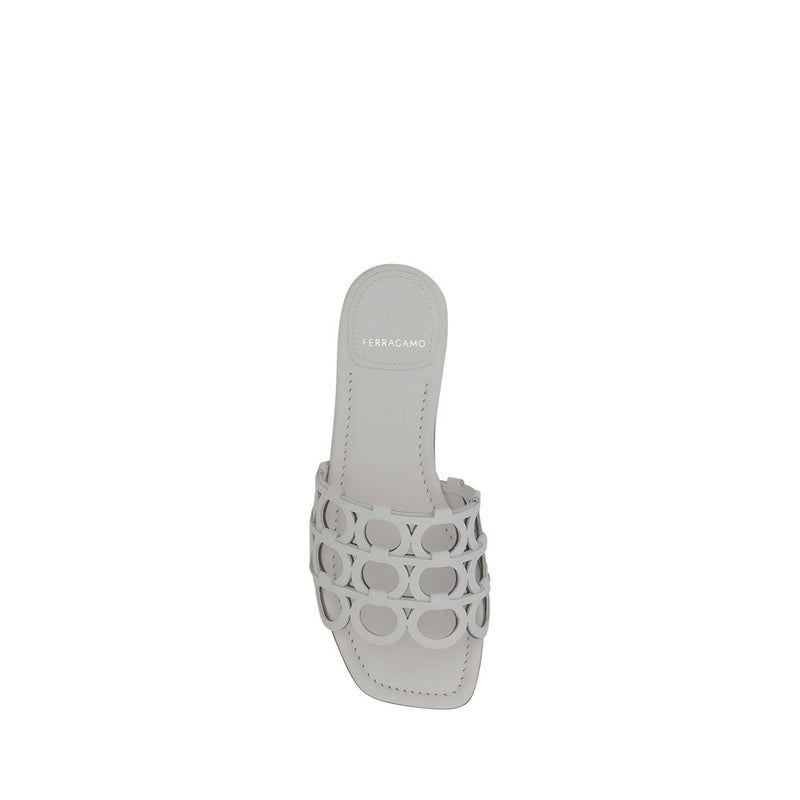 Gancini Pattern Sandals Ferragamo
