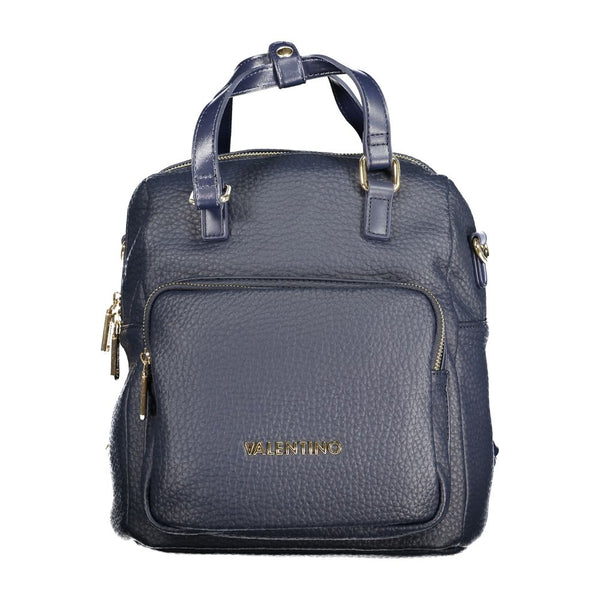 Blue Polyethylene Women Backpack Valentino Bags