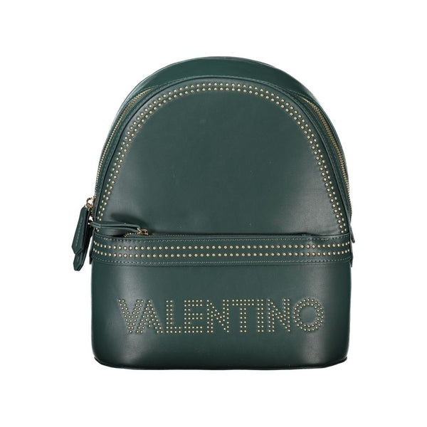 Green Polyethylene Women Backpack Valentino Bags