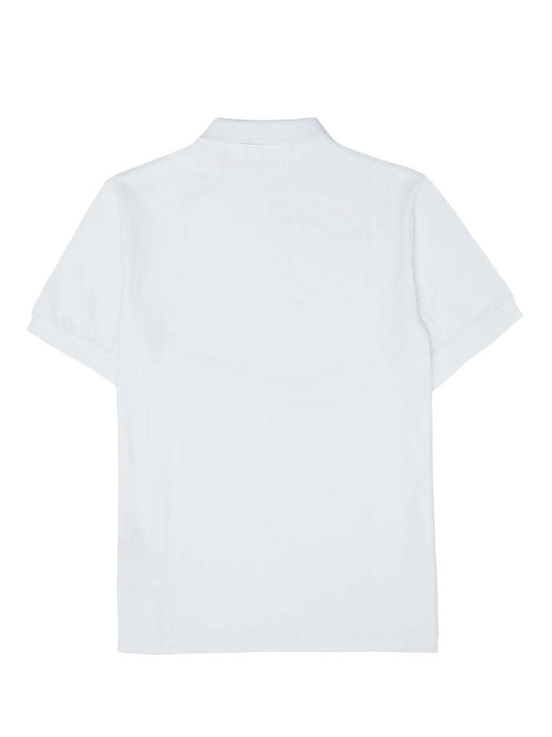 White Cotton Collared Polo Shirt Burberry