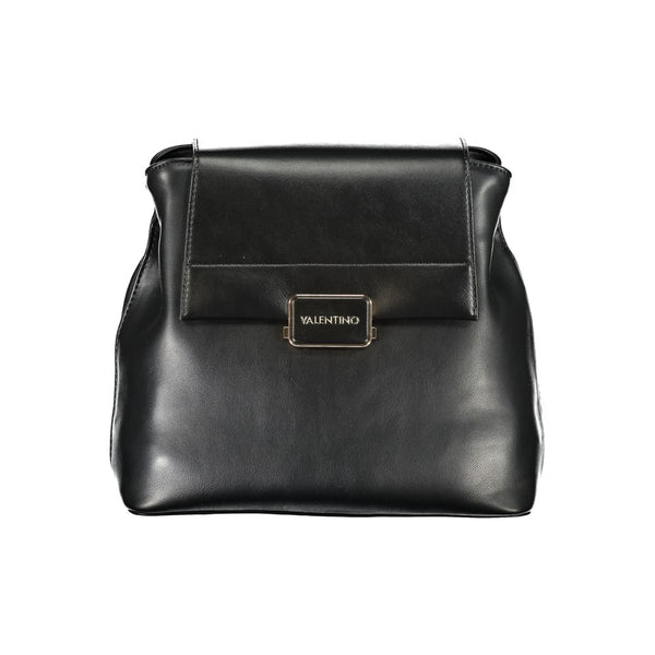 Black Polyethylene Women Backpack Valentino Bags