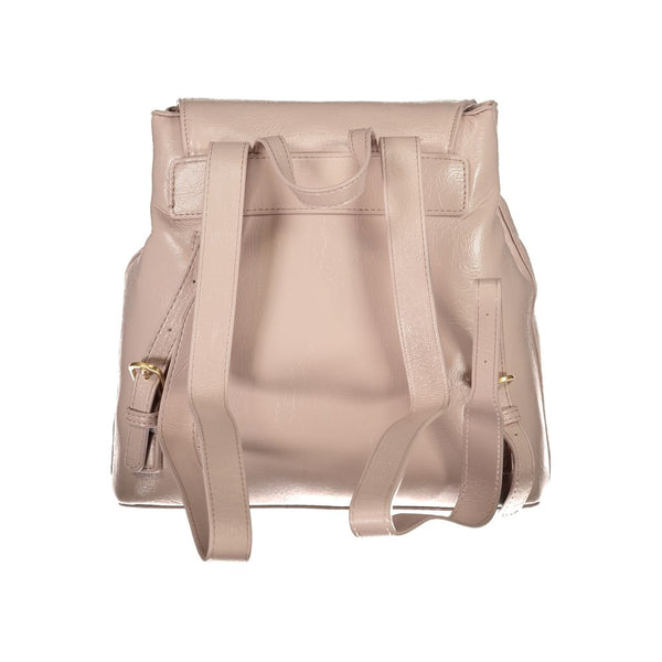 Pink Polyethylene Women Backpack Valentino Bags