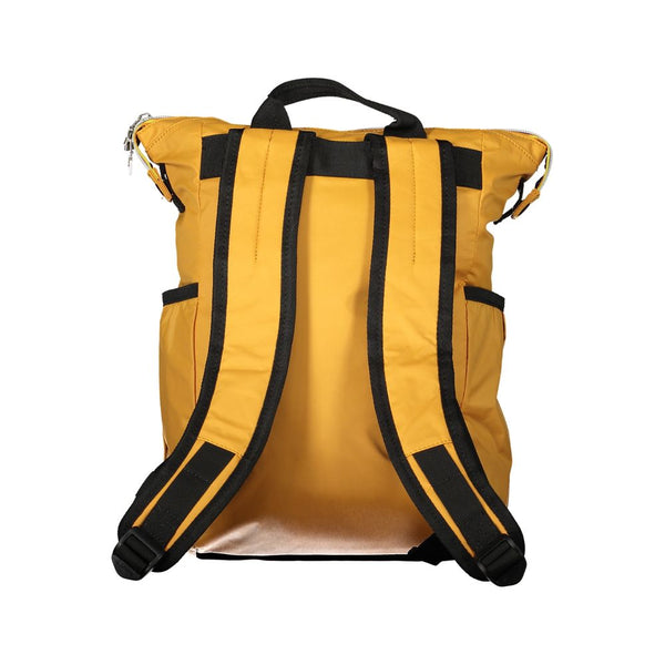 Yellow Polyamide Women Backpack K-WAY