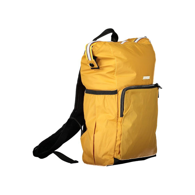 Yellow Polyamide Women Backpack K-WAY