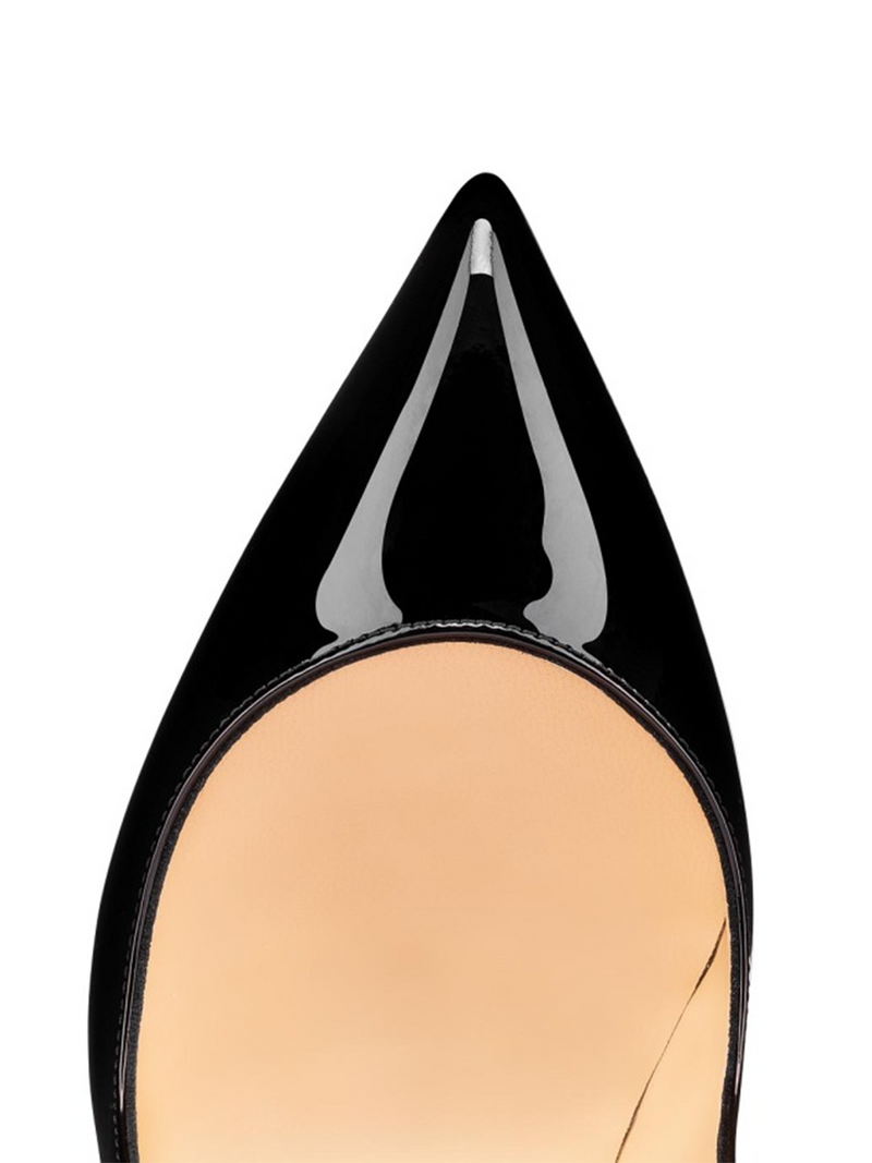 Black Patent Leather Hot Chick Pumps 100 Christian Louboutin