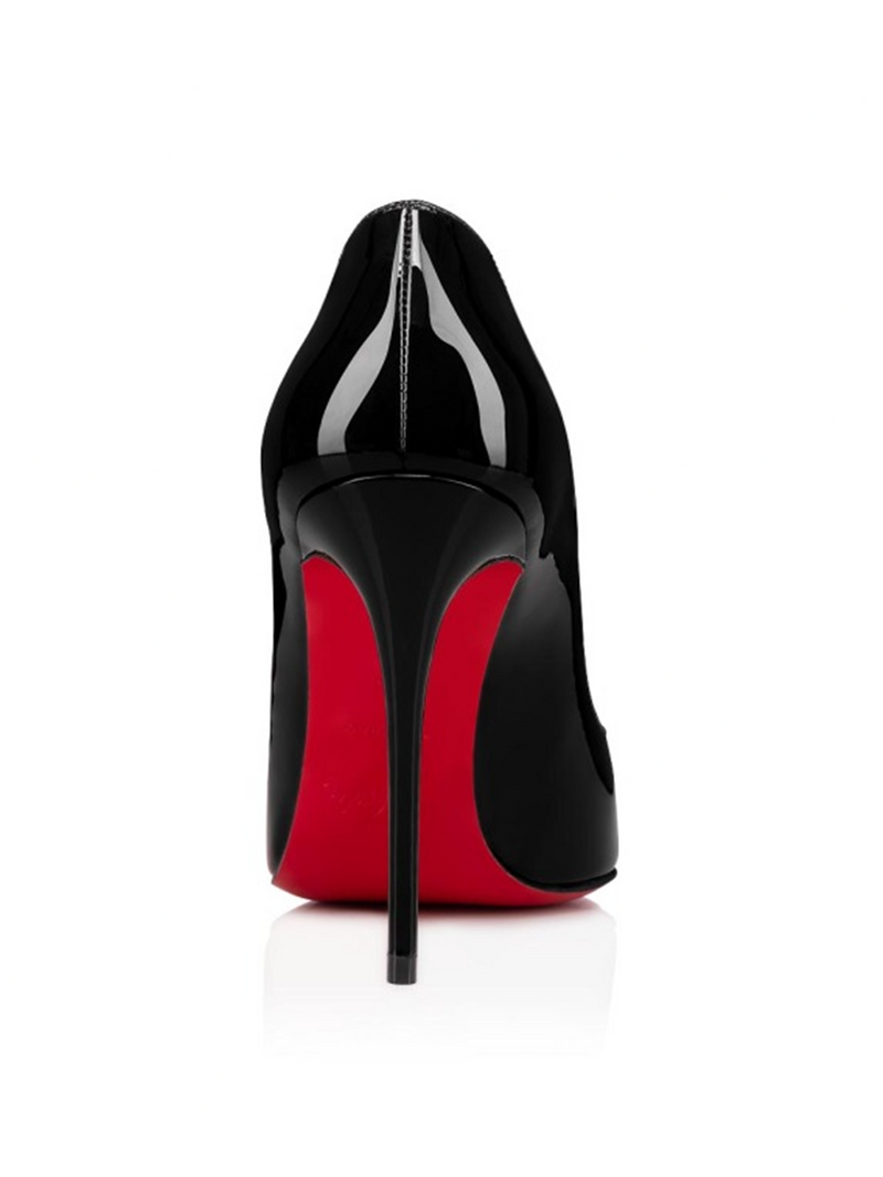 Black Patent Leather Hot Chick Pumps 100 Christian Louboutin