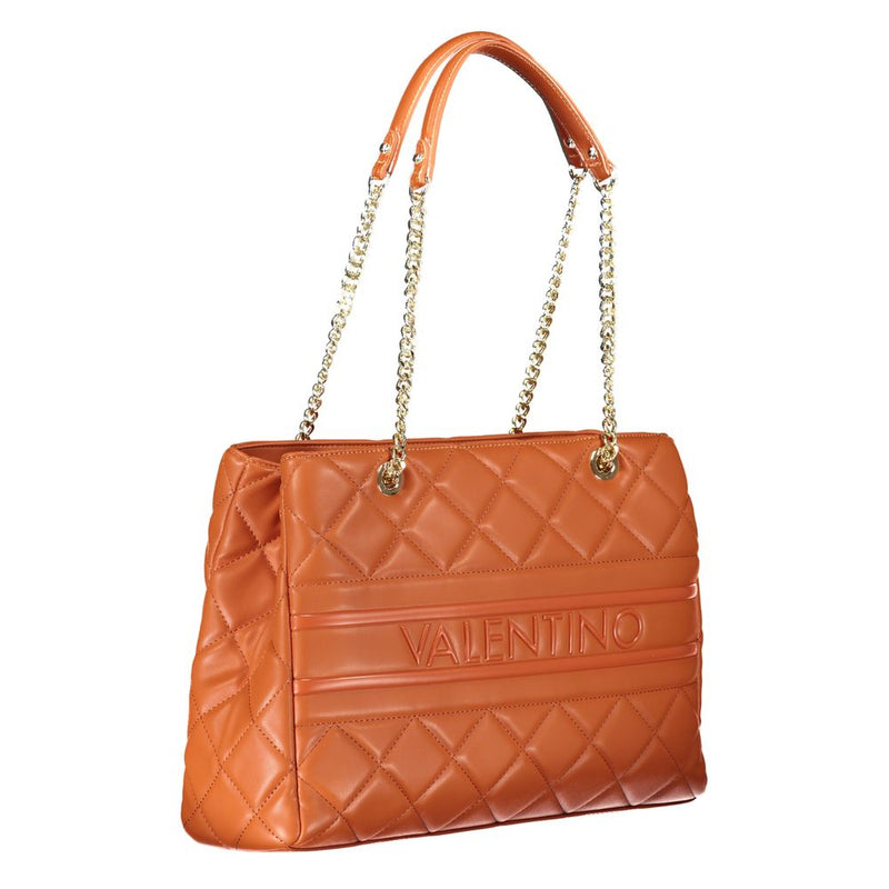 Orange Polyethylene Handbag Valentino Bags