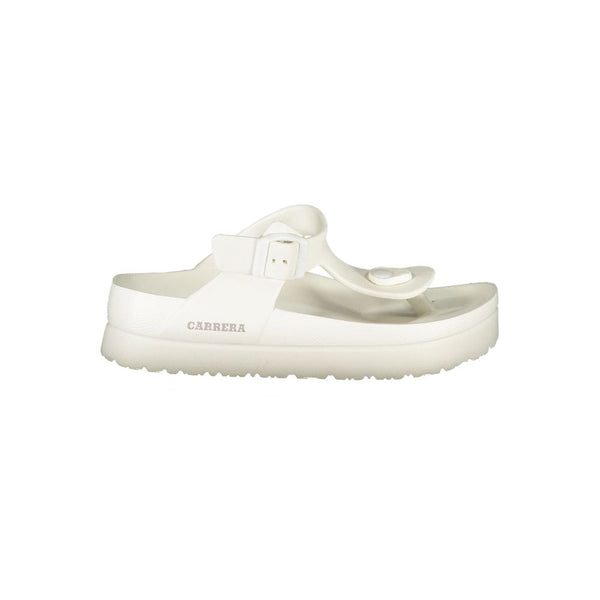 White Polyethylene Sandal Carrera