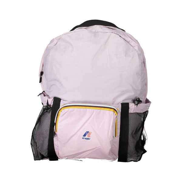 Pink Polyamide Women Backpack K-WAY